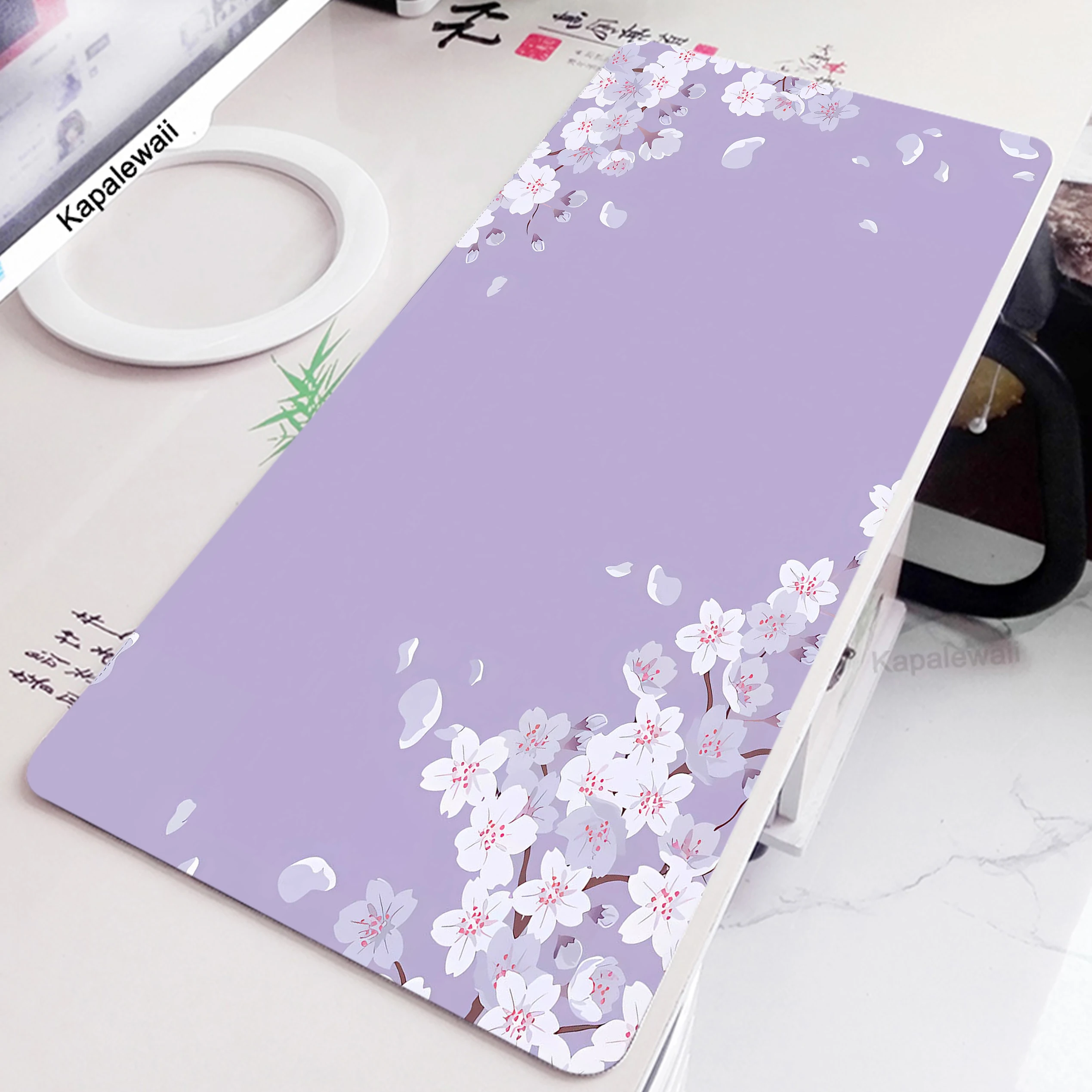 

Gamer Sakura Mouse Pad Large Lock Edge Mousepads XXXL 1000x500mm Non-slip Mouse Mat Big Deskmat Gaming Mousepad Keyboard Mat