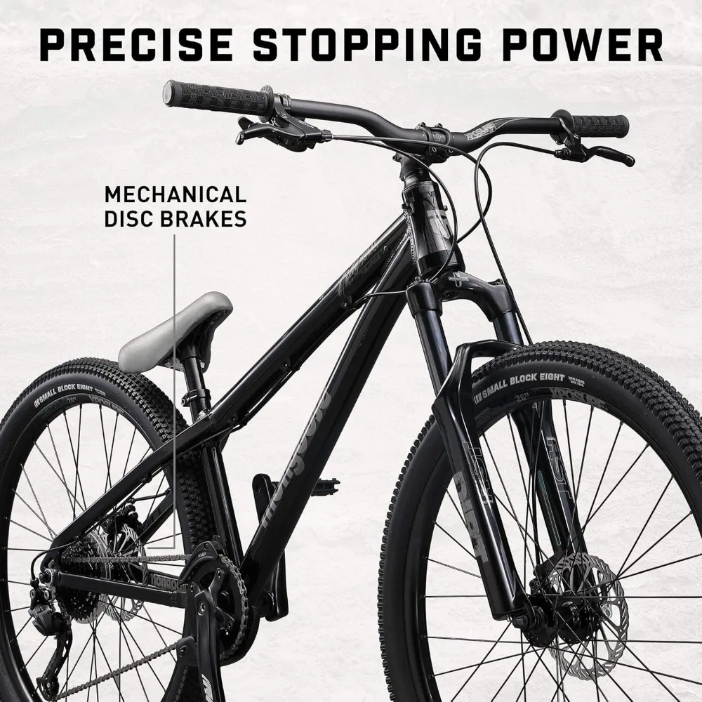 Fireball Dirt Jump Mens and Womens Mountain Bike, 26-Inch