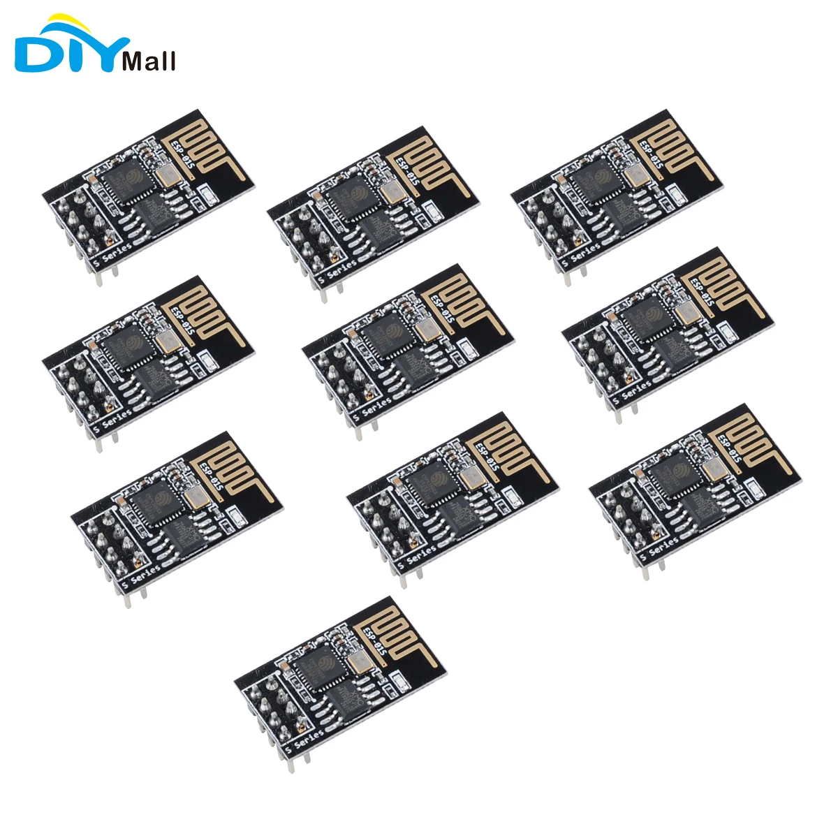 

Флэш-модуль ESP8266 ESP-01S 4 Мб, XM25QH32CHIGU10Q ESP01 для Arduino IDE, более сильный сигнал, 10 шт.