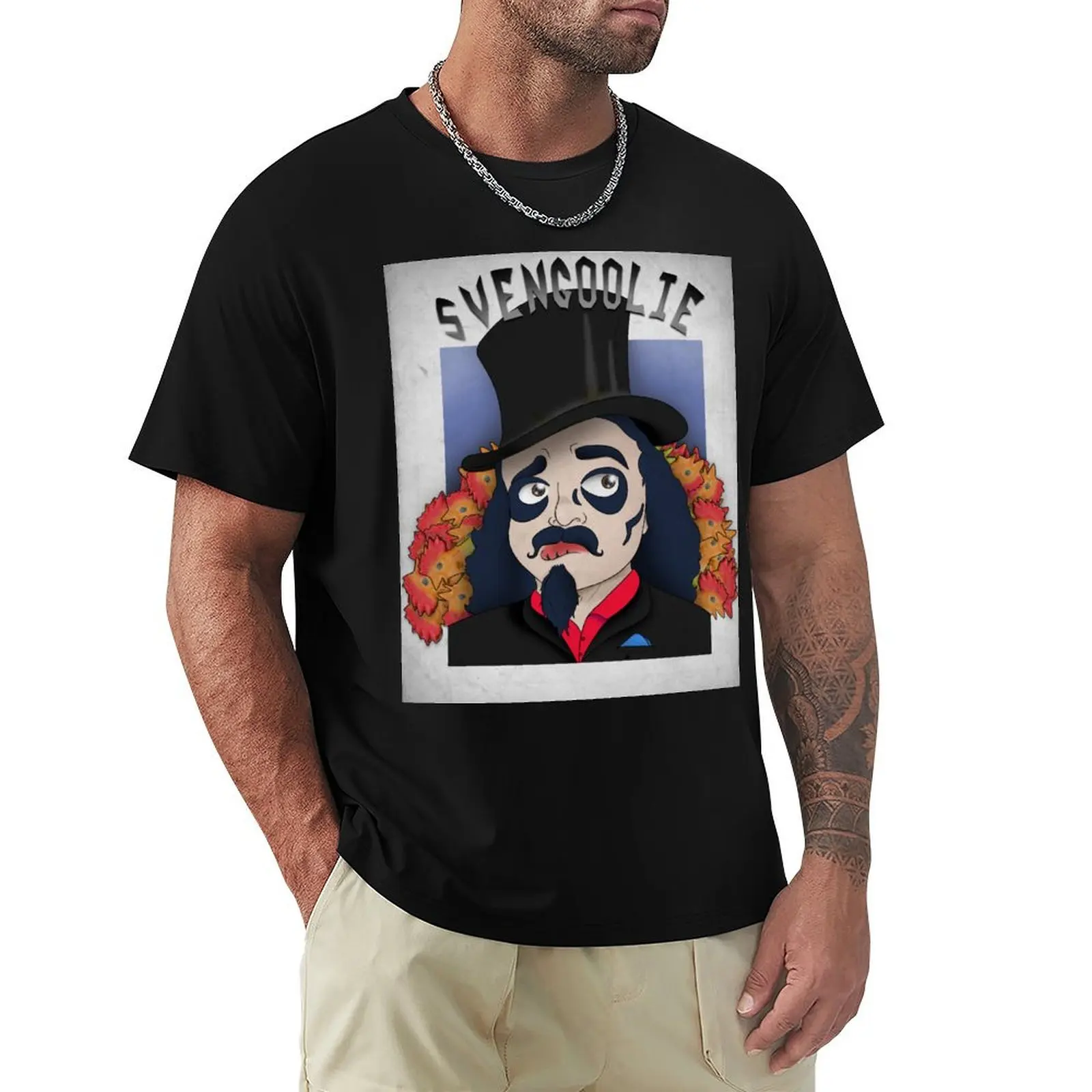 

Svengoolie T-shirt quick-drying vintage customs plus size tops designer t shirt men