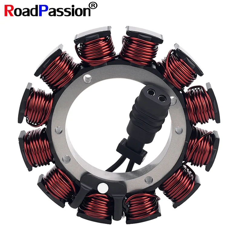 Катушка статора двигателя мотоцикла для Harley-Davidson Dyna Electra Sport Glide Softail FXDB FXDC FLHTC FLHS FLHT FXR FXDL