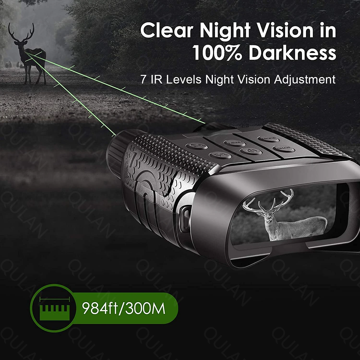 Night Vision Binoculars Nv3182 Infrared Digital Hunting Telescope