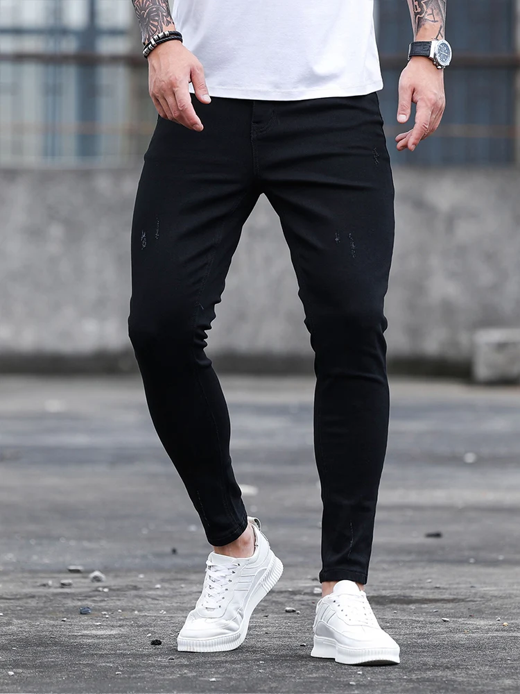 Черные джинсовые брюки мужские