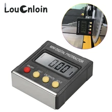 

Mini Digital Protractor Inclinometer 360 Degree LCD Display Electronic Level Box Magnetic Base Measuring Tools Without Battery