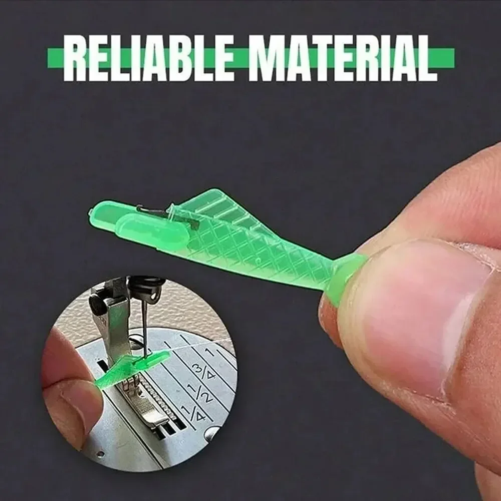 5Pcs Fish Type Sewing Needle Inserter, Quick Plastic Needle Threader for DIY Sewing Craft,Sewing Machine Needle Threaders