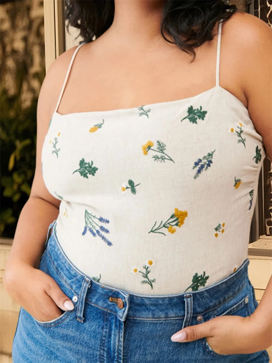 Floral Print Maternity Tank Tops with Spaghetti Straps and Crop Design Perfect for Spring and Summer Pregnancy Wear