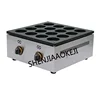 Gas type 16 hole hamburger furnace stainless steel Scones machine Red bean cake machine 2800Pa (liquefied petroleum gas) 2