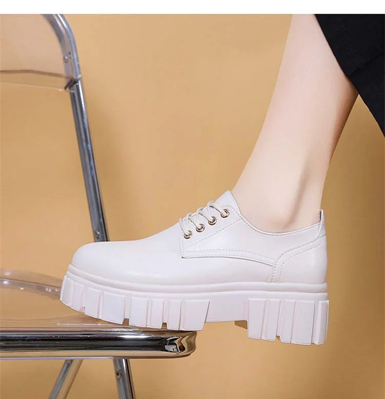 Shoes Women 2022 New Sneakers Plus Size Platform Sneakers Fashion Women's Casual Shoes Sneakers Ankle Lace-Up Mujer Shoes Woman