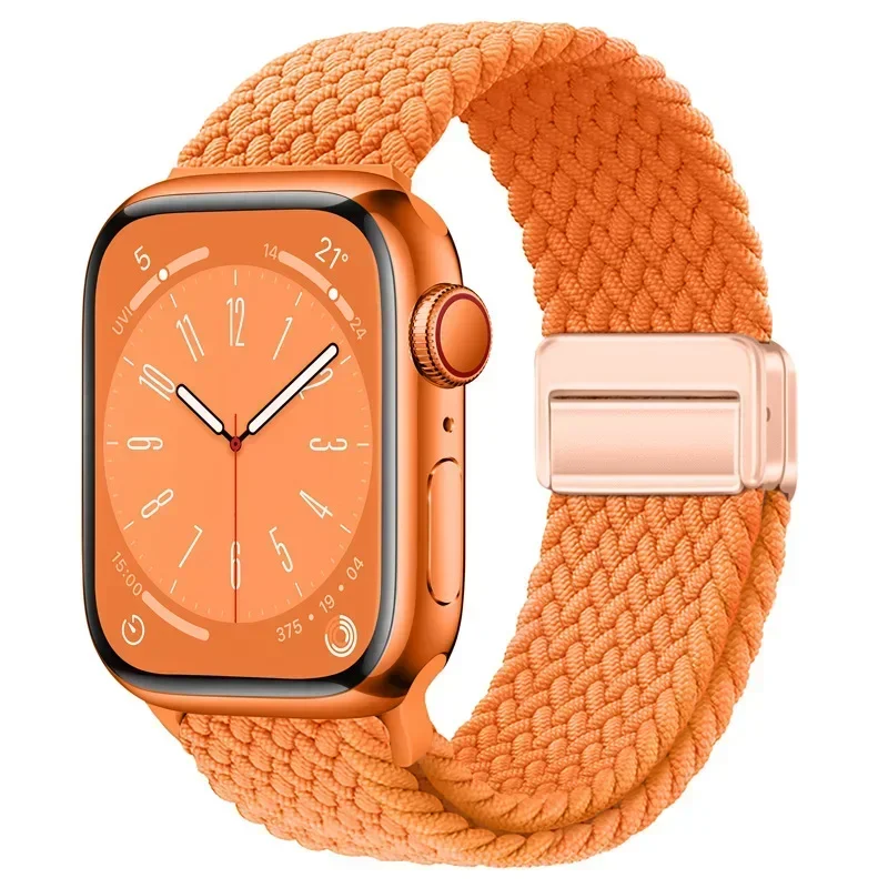 Nylon Braided Strap with Metal Magnetic Clasp