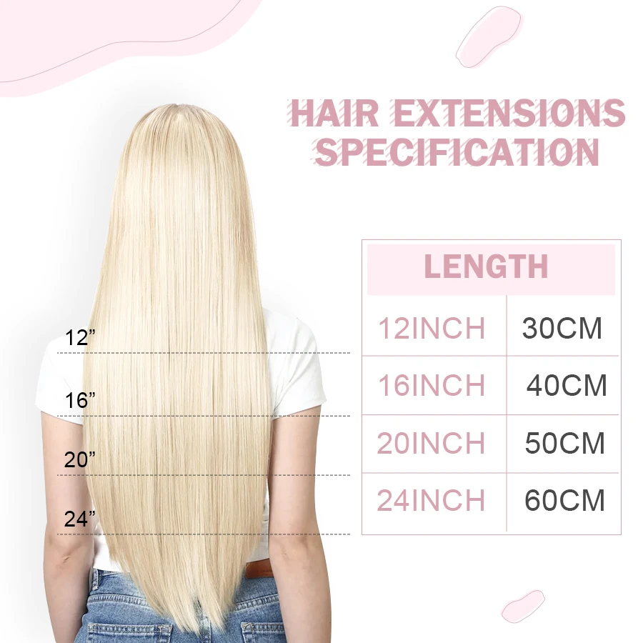 K.S WIGS Tape In Hair Extensions 100% Real Human Hair 10P/20P Invisible Tape Extensions Seamless Pu Skin Weft In