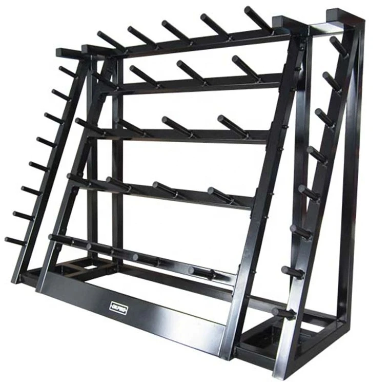 Factory Wholesale Fitness Gym Equipment 30 Sets Multifunctional rack for Barbell bump plate Rack 1