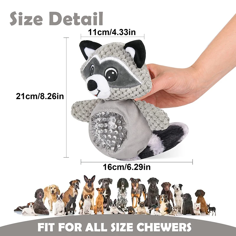 Benepaw Durable Plush Dog Toy Squeaky Stuffed Pet Toys
