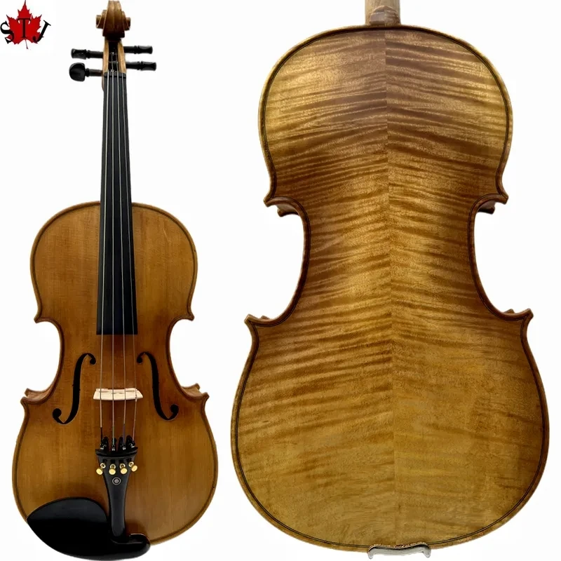 

Strad style SONG Brand Maestro Handmade 16" viola,Indonesia A grade ebony fittings,claer and melodious sound #15454