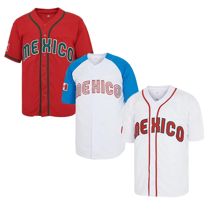Mexico 7 Urias 34 56 AROZARENA jersey Baseball jerseys Sewing Embroidery Outdoor sportswear world Champion White Red