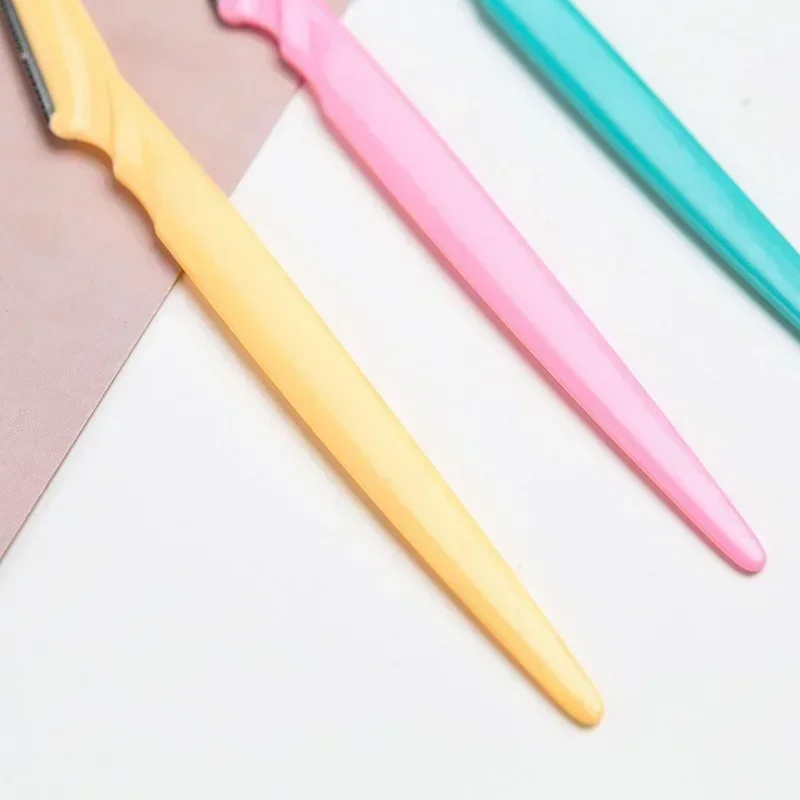 1Pcs Eyebrow Trimmer Makeup Tools Safe Eye Brow Razor Face Body Hair Removal Shaver Blades Woman Eyebrows Shaping Knife eyebrow trimmer set eyebrow trimmer eyebrow razor set eyebrow razor eyebrow trimmer blade