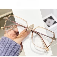 Lunettes de myopie à grande monture pour hommes et femmes, blocage de la lumière bleue, Anti-fatigue oculaire, Vision HD, lentille de Prescription-1.25-2.25 5