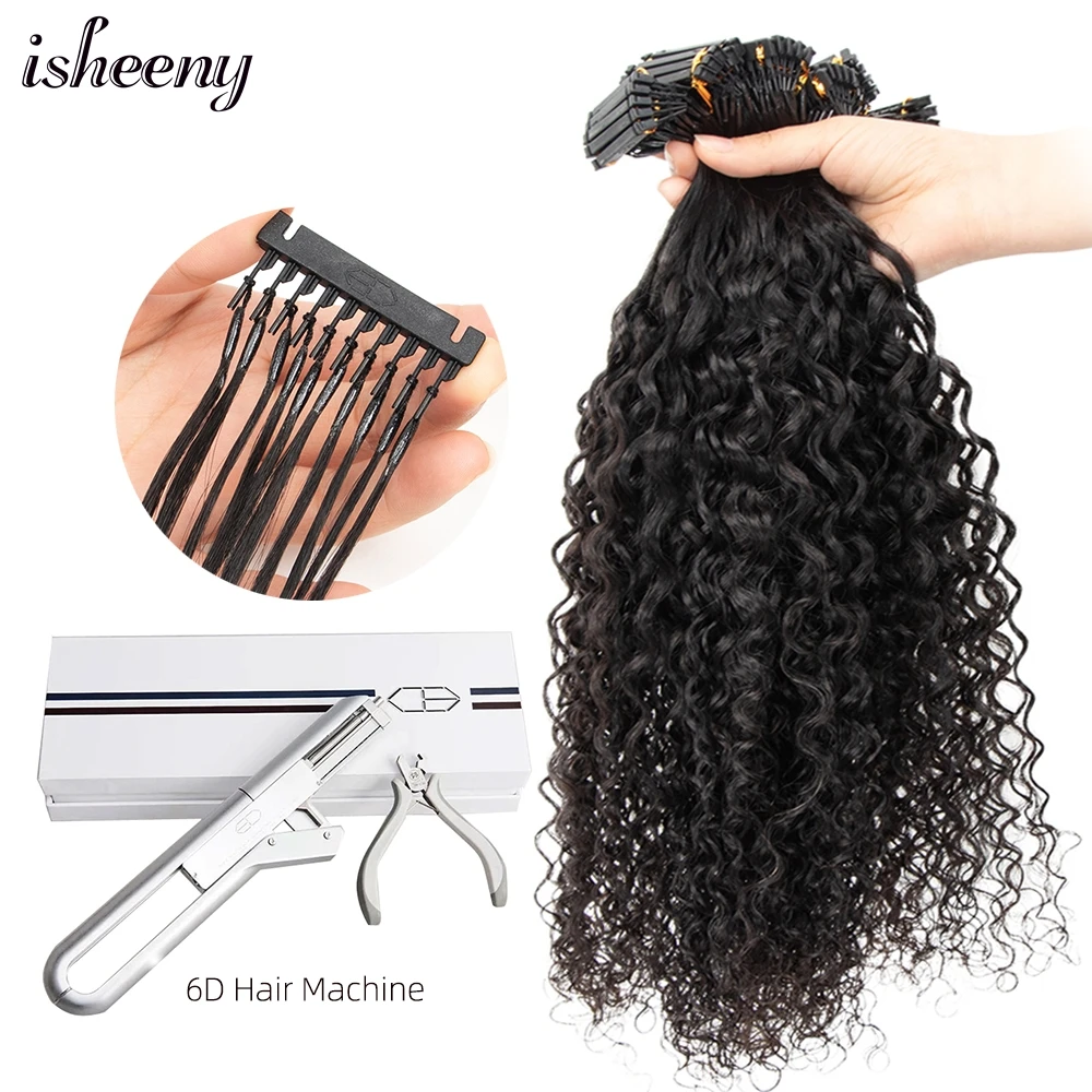 Water Wave 6D Hair Extensions Human Hair 16