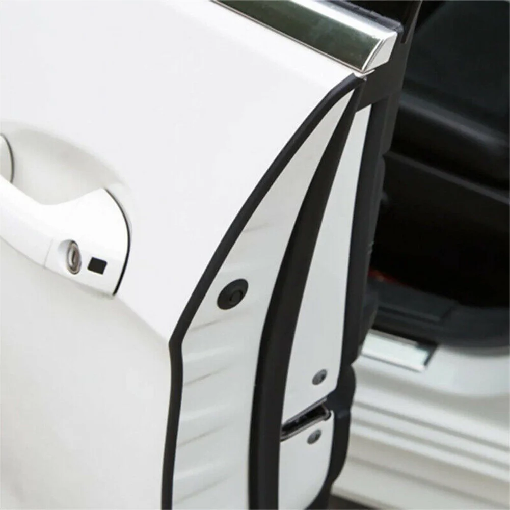 

5M Car Door Edge Guard Molding Trim U Type 16ft Rubber Seal Protector Anti Scratch Decorative Strip Car Styling
