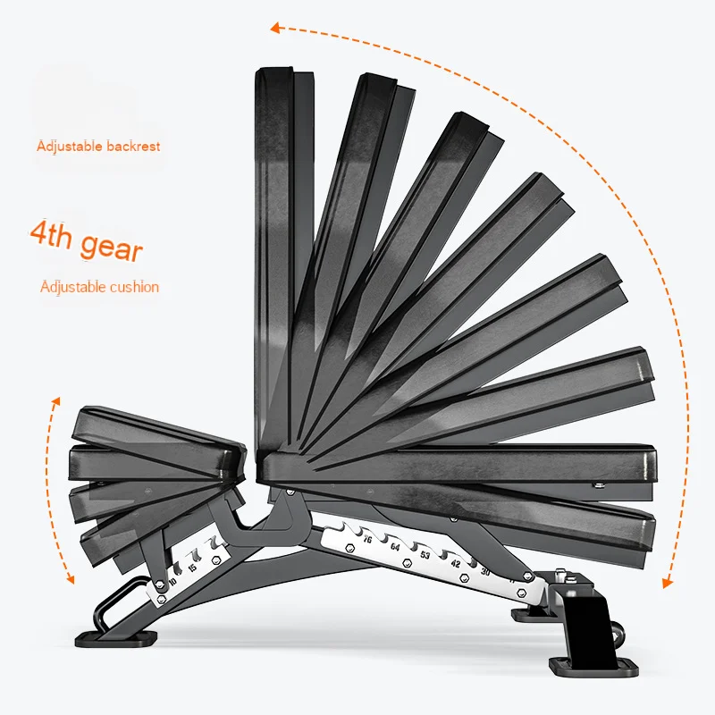 Multifunctional Dumbbell Household Fitness Equipment Sit Up Training Chair Commercial Adjustable Downward Inclined Push Stool