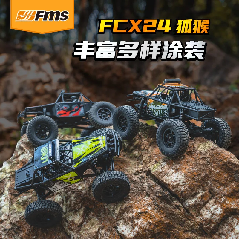 

Fms 1:24 Lemur большой автомобиль для скалолазания на радиоуправлении внедорожник четырехколесный привод электрическая модель игрушка праздничный подарок