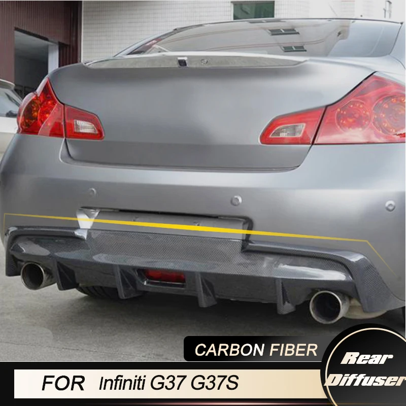 CarbonFiberRearDiffuserforInfinitiG37G37S4DoorBaseSedan