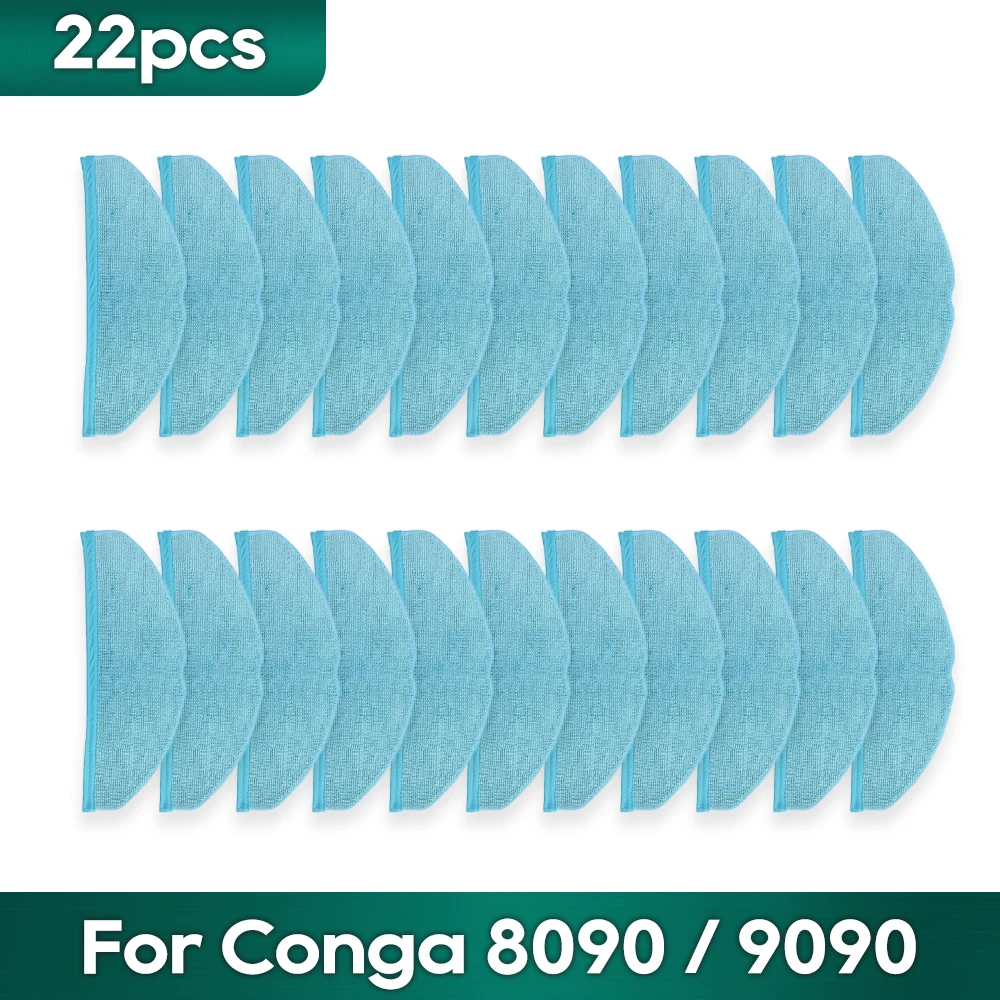 Compatível com o Robô Aspirador de pó Cecotec Conga 8090 Ultra9090 ai Panos para Mopar Peças de Reposição e Acessórios