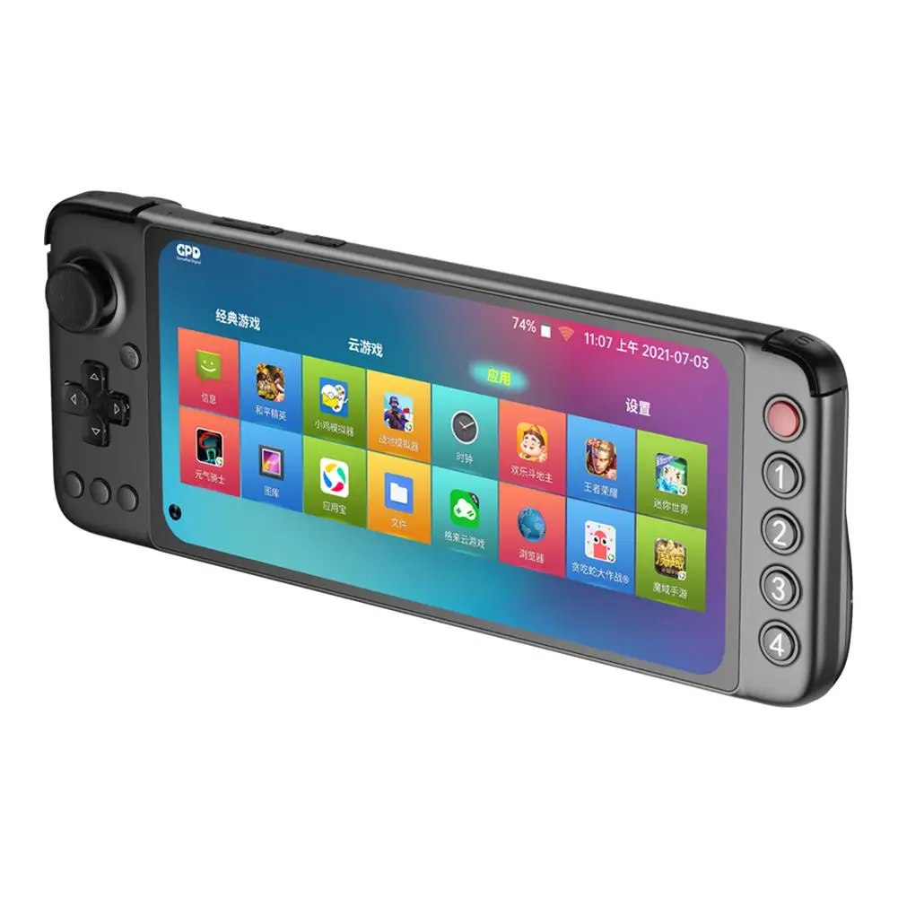Original Protable Gaming GPD XP Android Handheld Console Android 11 CPU MediaTek Helio G95 Video Games Consoles 6.81 Inch Gift