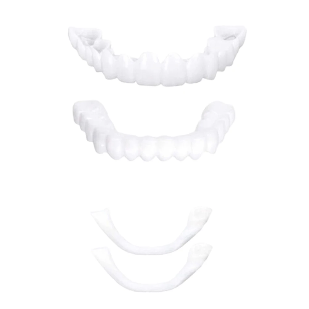 Silicone Upper Lower Jaw Denture False Teeth
