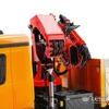 LESU 1/14 Remote Control Model Truck Metal toy Hydraulic three-way dump truck Orange RTR version 5