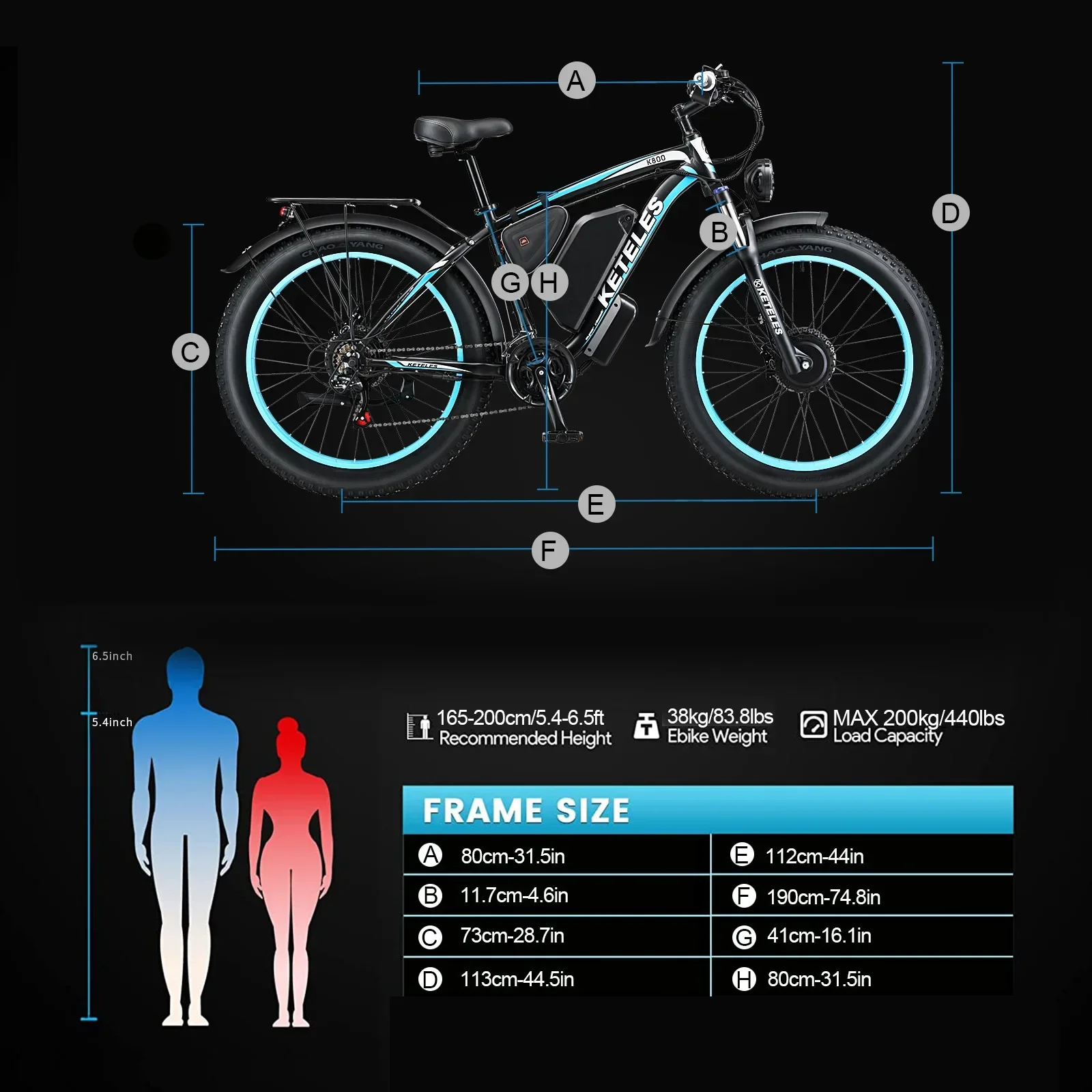 NEW KETELES K800 Motor Electric Bicycle Dual Motor 2000W 48V 23AH Lithium Battery E-Bike Off-road Tyre Aluminum alloy e-bicycle