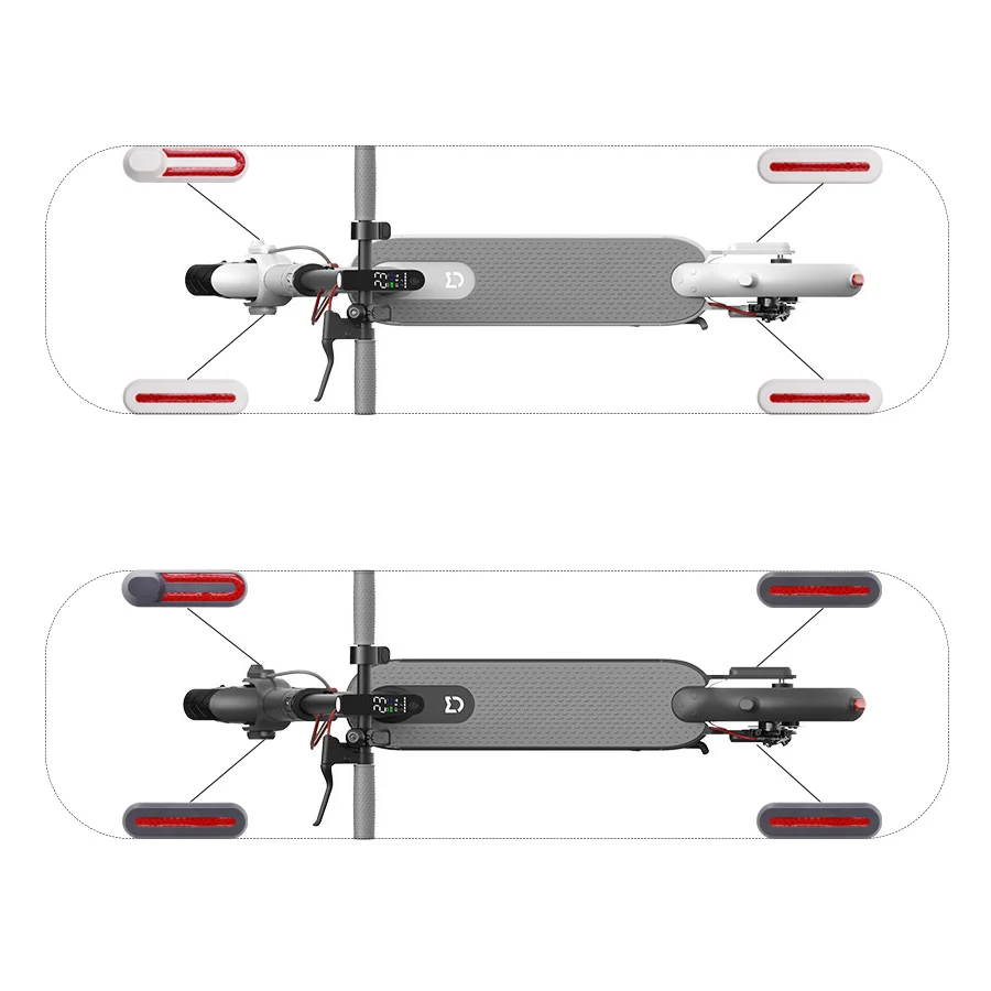 Front Rear Wheel Tyre Cover Hubs Protective Shell Case Sticker For Xiaomi Mijia M365 Scooter
