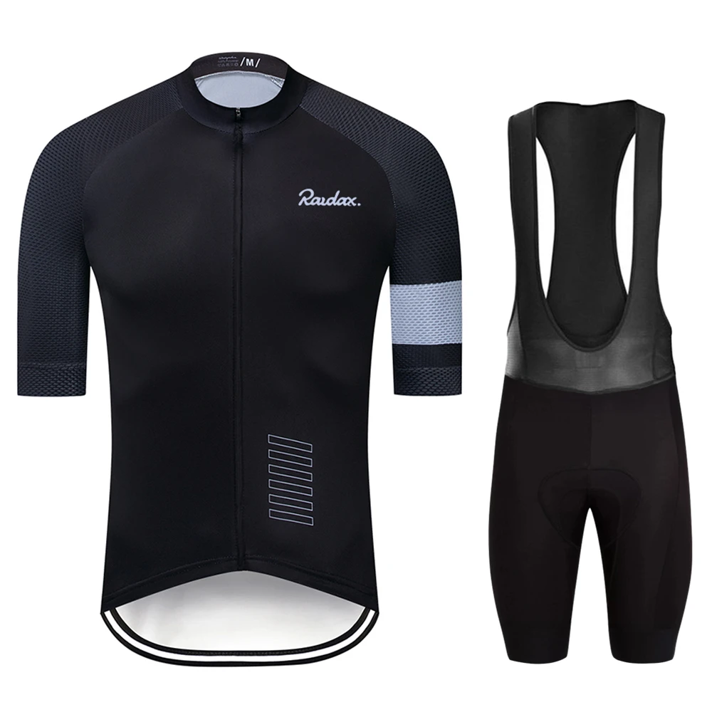 2025 Raudax Cycling Set Man Cycling Jersey Short Sleeve Bicycle Cycling Clothing Kit Mtb Bike Wear Triathlon Maillot Ciclismo