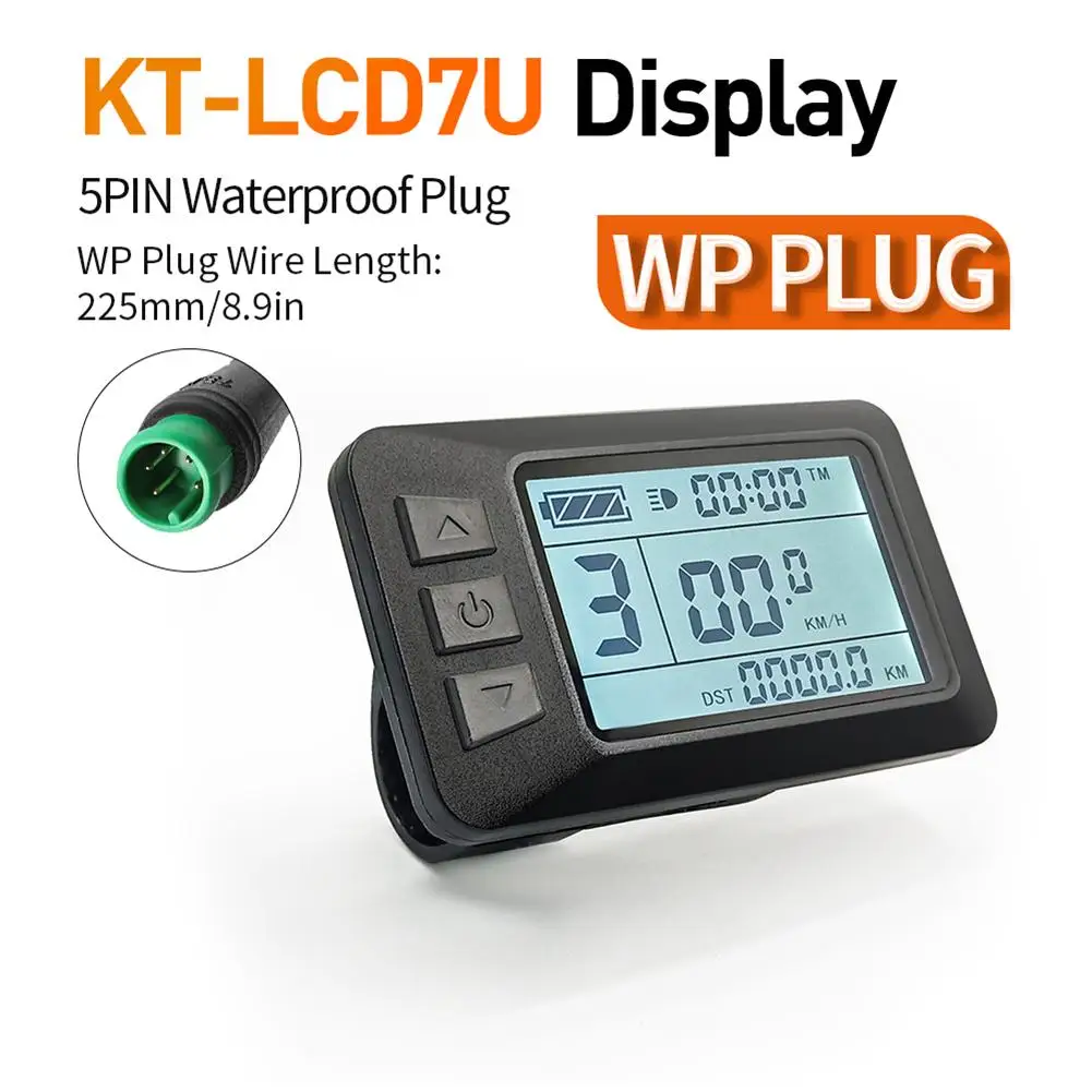 

Дисплей KT-LCD7 с Usb, водонепроницаемый разъем, ЖК-инструмент, модифицированные аксессуары для электрического велосипеда