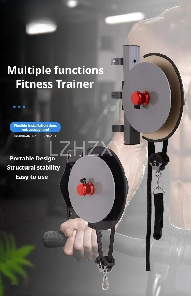 Flywheel Resistance Squat Machine For Home Fitness Training_voghion.com