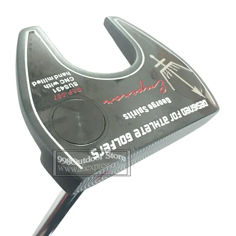 남성용 오른손잡이 골프 클럽, 세미 서클 조지 스피리츠 GSP-004/B 골프 퍼터 스틸 샤프트, 33 34 또는 35 길이, 무료 배송