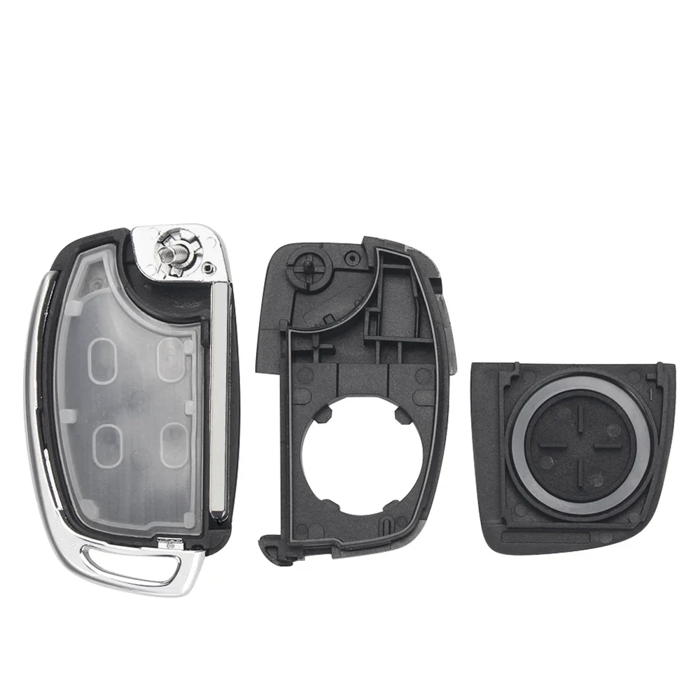 Фото Раскладной Автомобильный ключ KEYYOU, оболочка для Hyundai Solaris ix35 ix45 ELANTRA Santa Fe HB20 Verna HY15/HY20/TOY40 Blade 3 кнопки №5