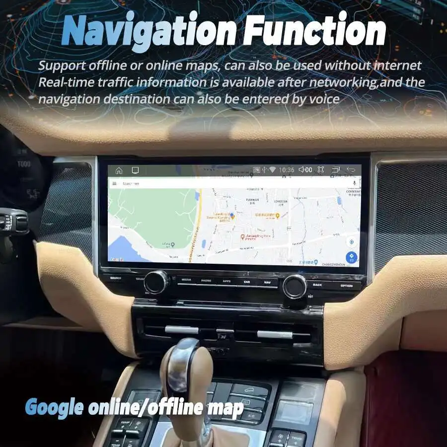 1920*720 Screen Android 14 Autoradio CarPlay Car Multimedia Video Player 12.3inc