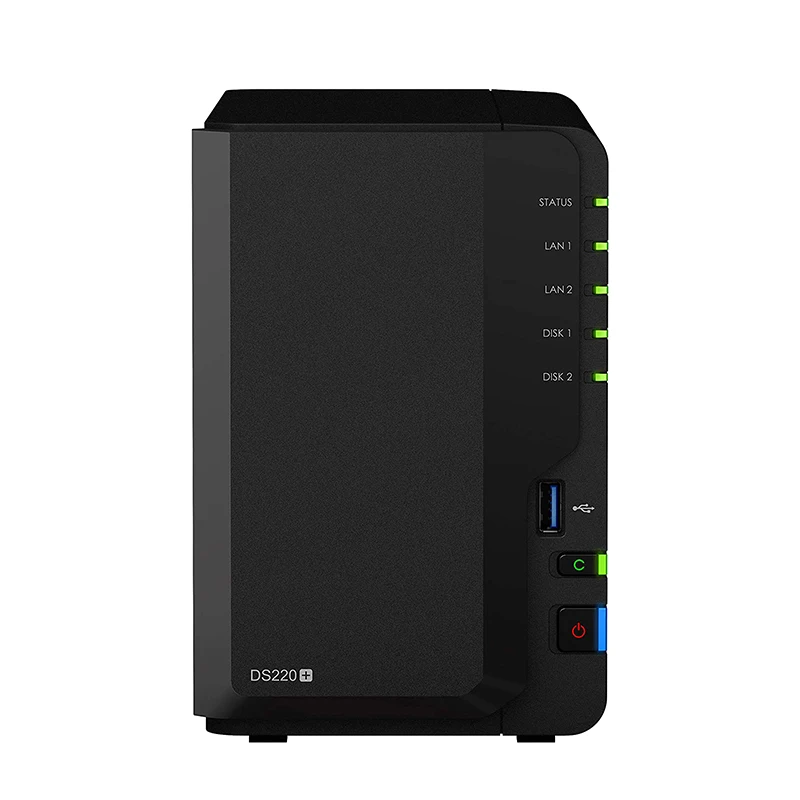 Synology DS220+ plus NAS 2 Bay DiskStation Powered by a 2.0 GHz quad-core  processor 2GB DDR4 RAM - AliExpress