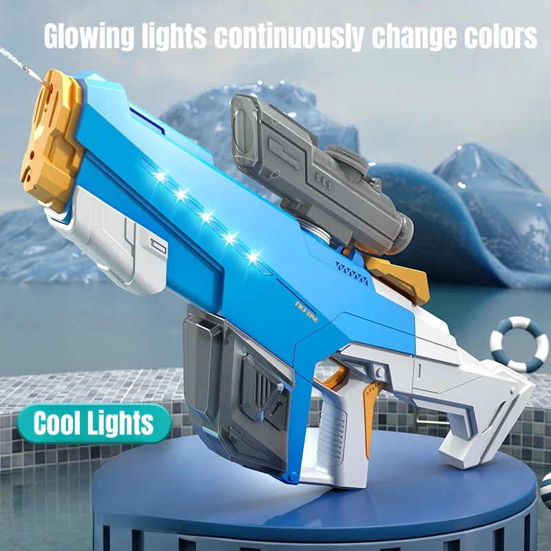 Children Fully Automatic Repeater Water Guns Hand Self-integration High-pressure Absorb Water Electric Water Gun Toys for Kids 2