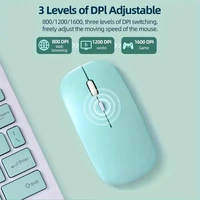 Souris sans fil Bluetooth, compatible avec iPad, Samsung, Huawei, Android, Windows, tablette, batterie, pour ordinateur portable 4