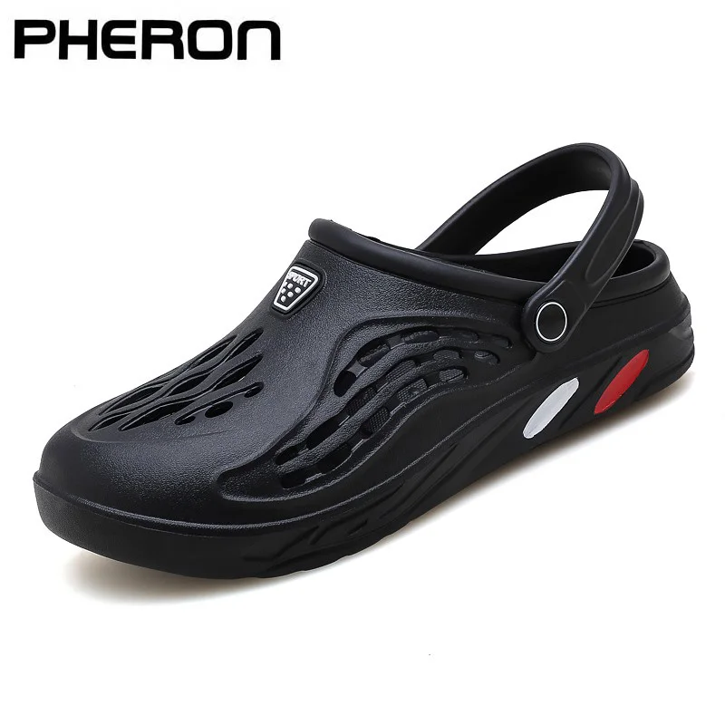 Summer Men's and Women's Clogs Quick Dry Casual Home Slippers Couple Garden Shoes Beach Sandals Mules Bathroom Slippers Zapatos Sandals Clogs