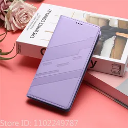 Luxury Flip Leather Wallet Phone Case - Premium Protective Cover for Poco F8 ultra (Light purple)