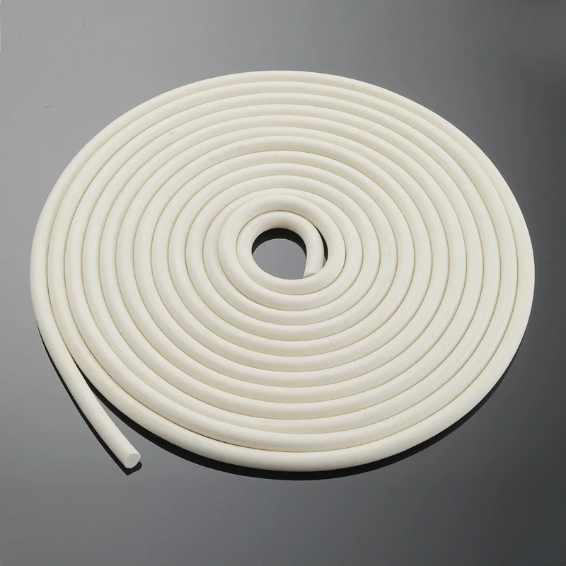 

100Meters/Roll Silicone Rubber Sponge Strip White Foamed Backer Rod Sealing Strips Round VMQ Foaming Cord Ø1 1.5 2 2.5 3mm