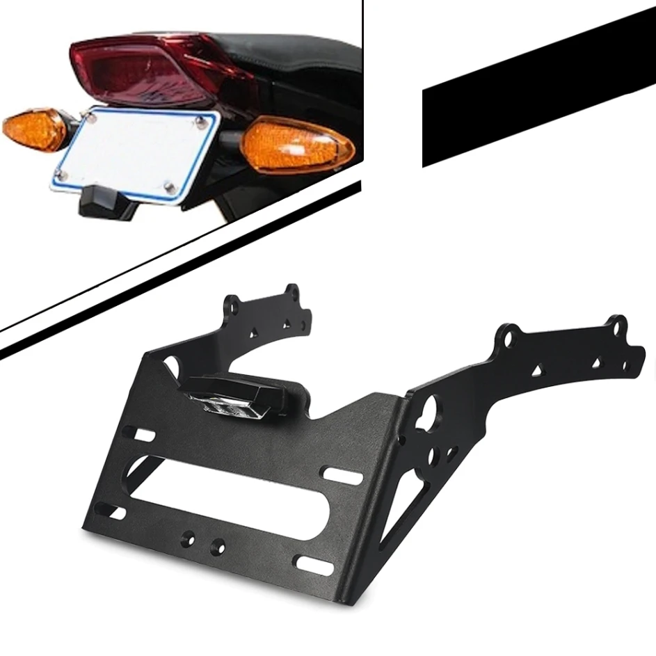 

2024 2023 Motorcycle FOR Indian FTR Indian FTR1200 2019-2022 License Plate Holder Bracket Rear Tail Tidy Fender Eliminator Kit