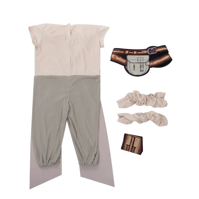 Cosplay Costume for Star Wars Rey The Rise of Skywalker Kids Halloween Party Clothes