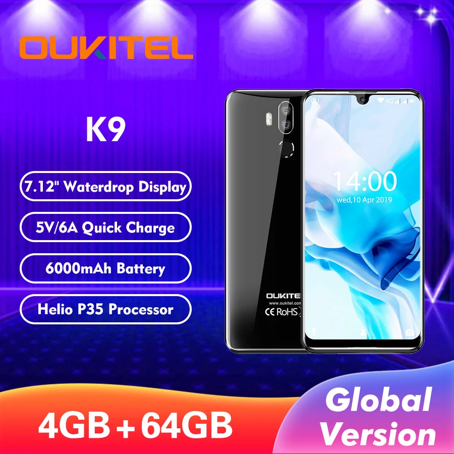 大画面7.12インチ OUKITEL K9 4G & 64G