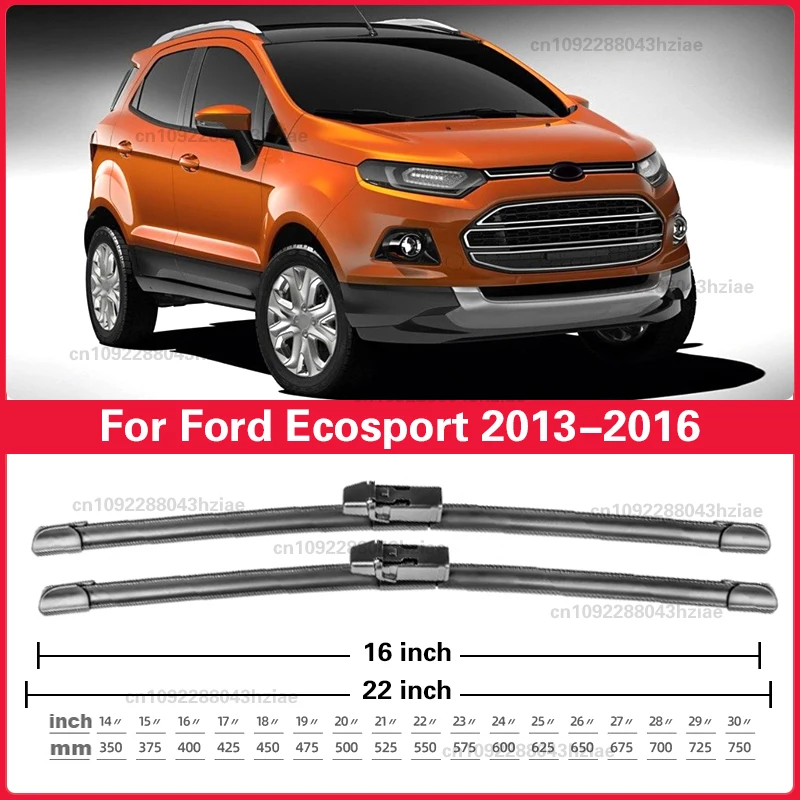 Premium Car Front & Rear Wiper Blades Set - Enhanced Windshield Performance & Visibility