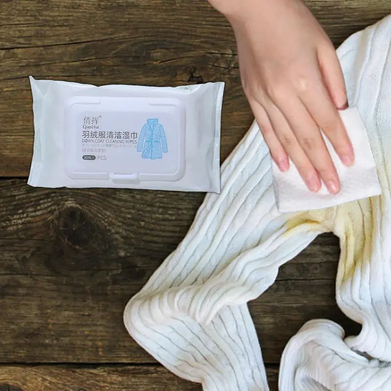 Down Coat Cleaning Wet Wipes, clothing stain removal wet wipes