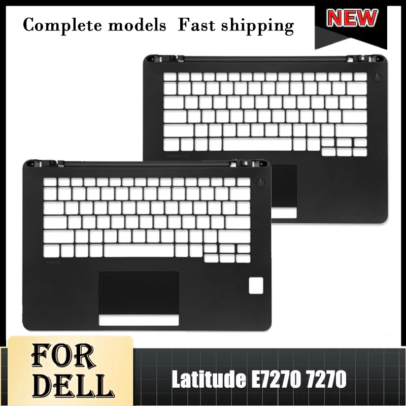 

New For Dell Latitude E7270 7270 Laptop Top Case Upper Cover Palmrest with Fingerprint SC Port Upper Case 0PFY8X 0P1J5D Black