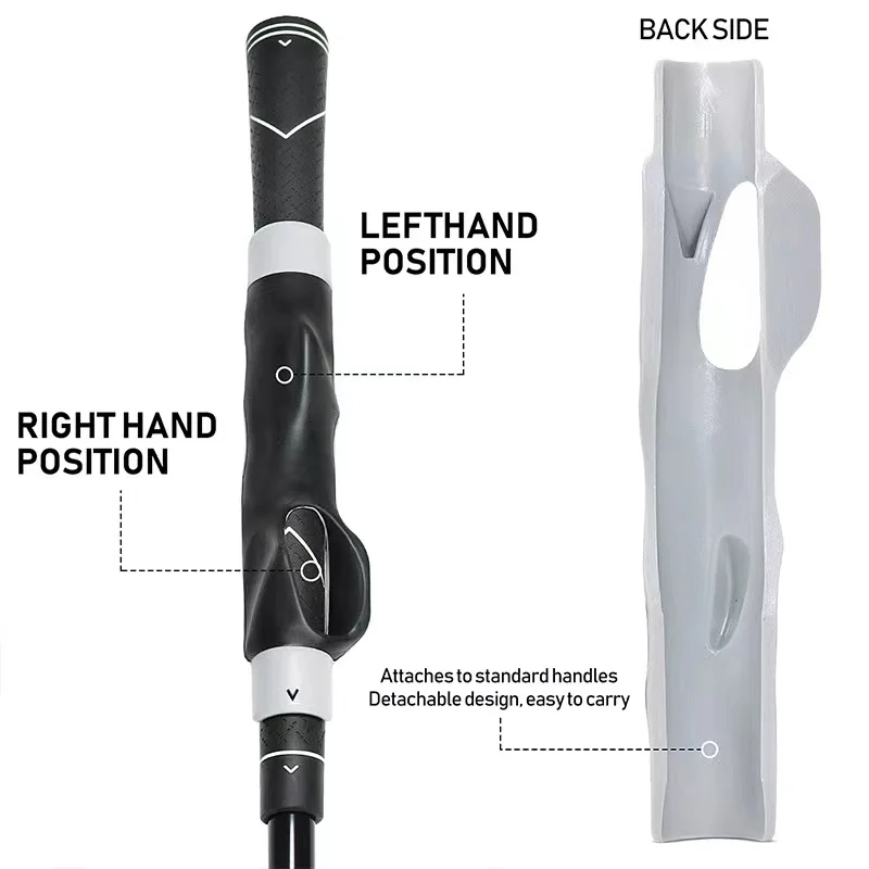 Golf Grip Trainer Attachment Outdoor Golf Swing Trainer Beginner Gesture Alignment Training Aid Correct Training Handy golf grip 6